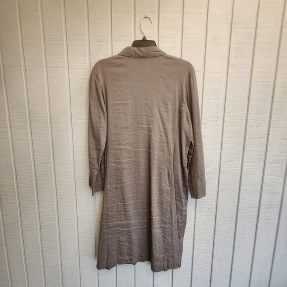 Eileen Fisher Gray Maxi Dress - Picture 3 of 6